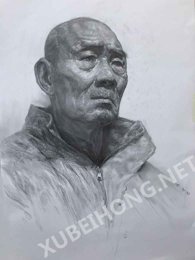 上海徐悲鸿画室素描作品-毛天程2.jpg